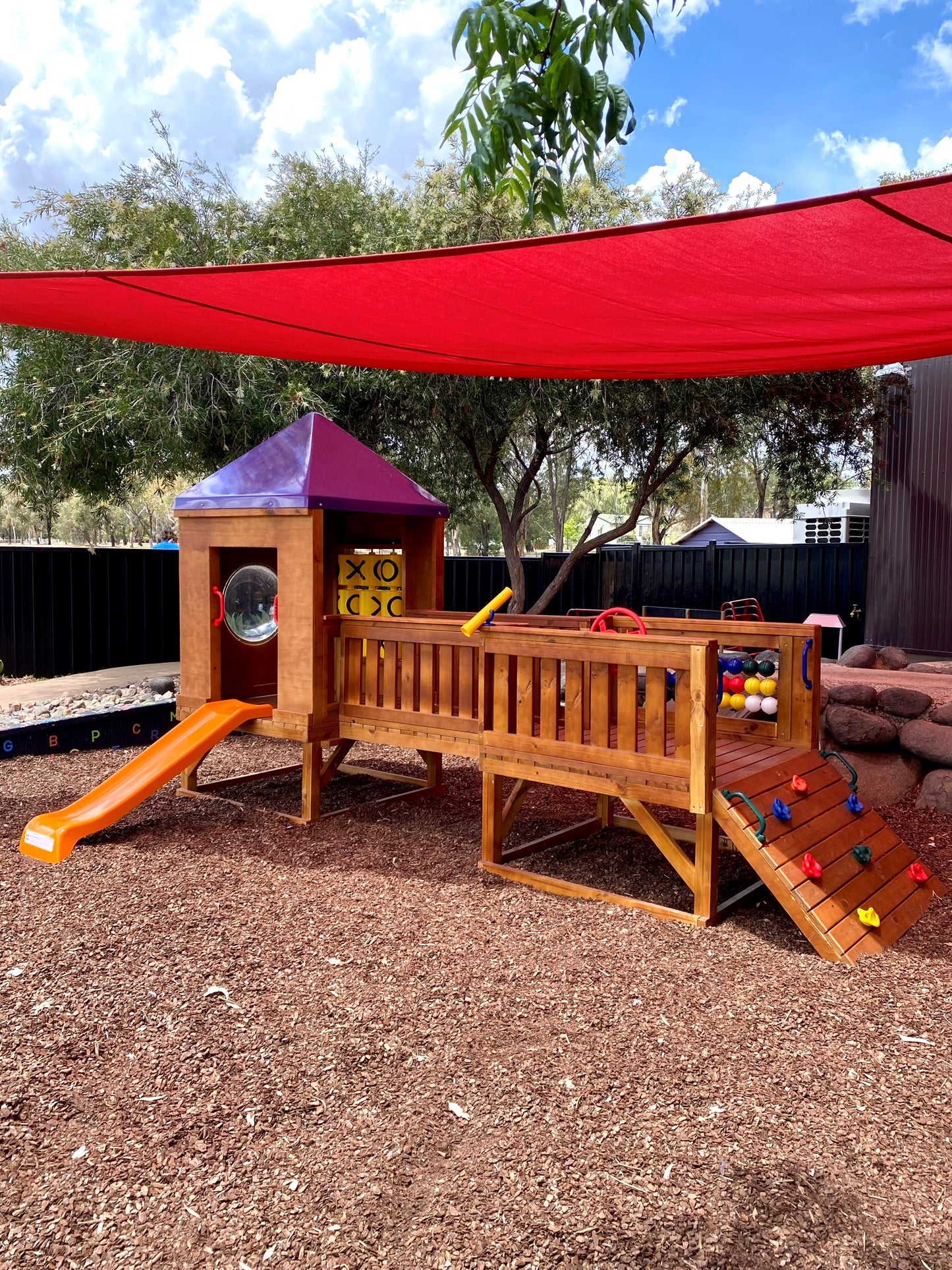 500 - 600mm Platform Height Commercial Grade Fibreglass Slide