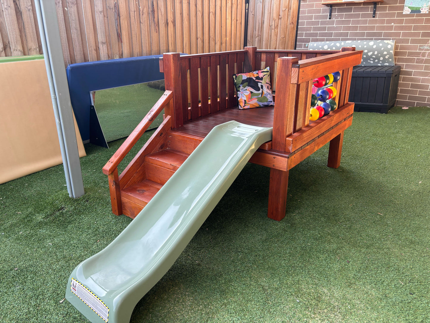 500 - 600mm Platform Height Commercial Grade Fibreglass Slide