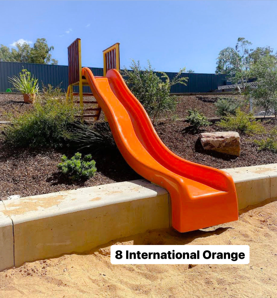 1.2m Platform Height Commercial Grade Fibreglass Slide