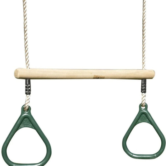 Trapeze with Plastic Rings GREEN