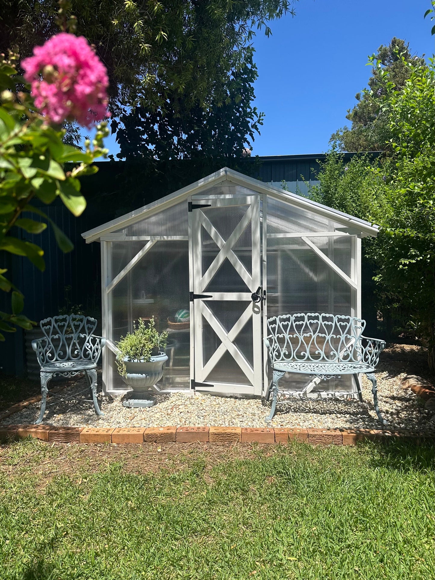 Hamptons Potting Shed Greenhouse
