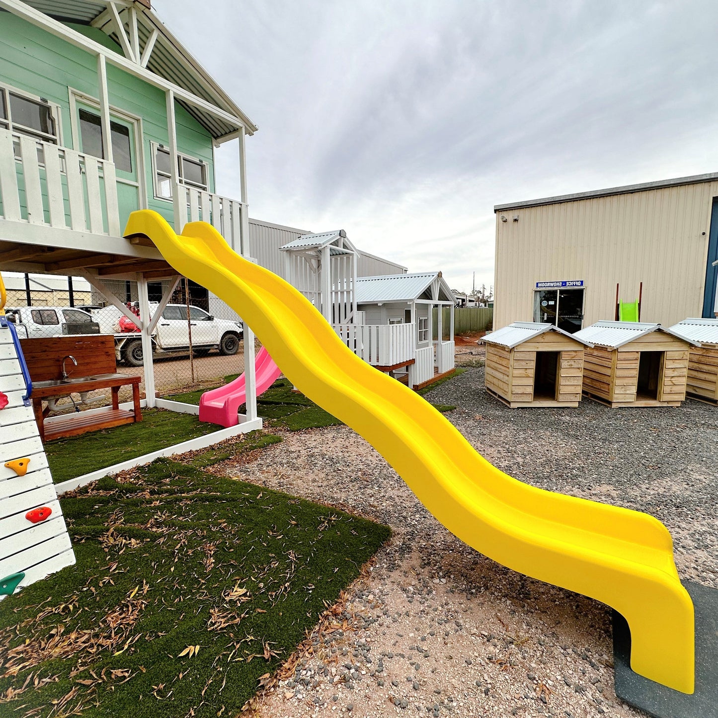 2.1m Platform Height Commercial Grade Fibreglass Slide