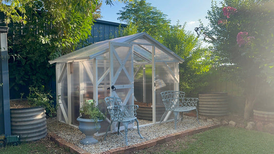 Hamptons Potting Shed Greenhouse