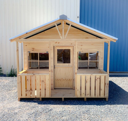 King Size Beach Hut - Raw Timber
