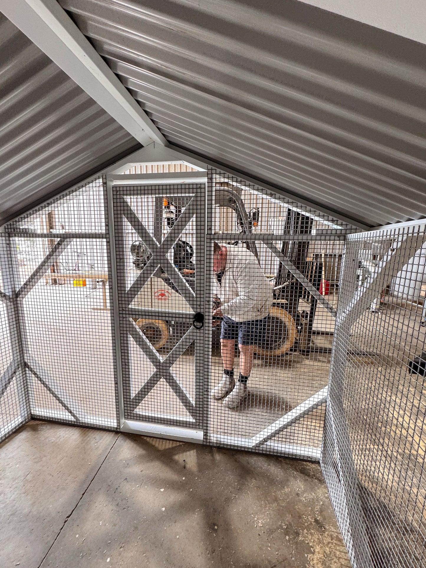 During the building process.