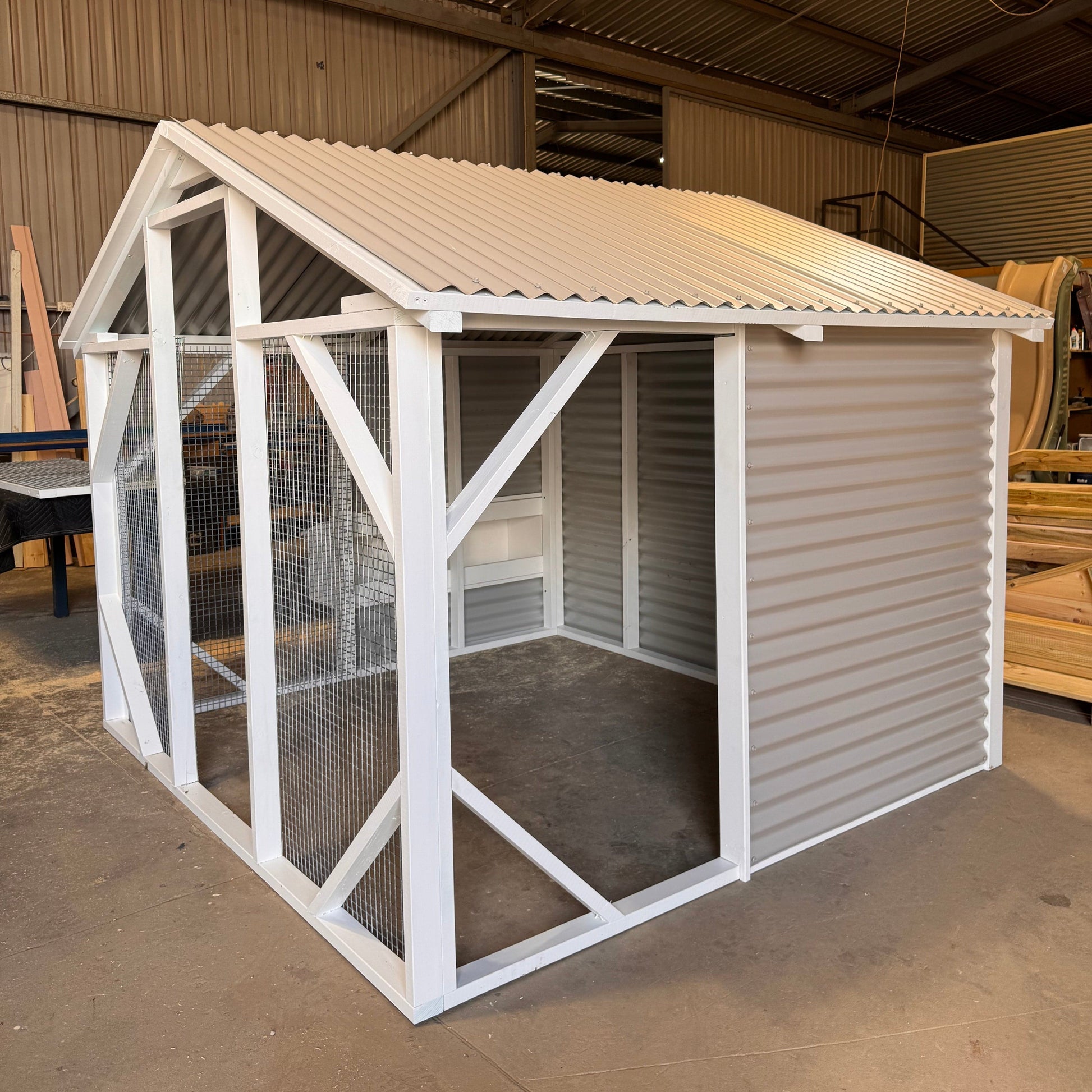 During the building process.