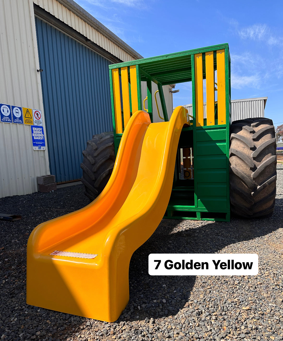 1.2m Platform Height Commercial Grade Fibreglass Slide