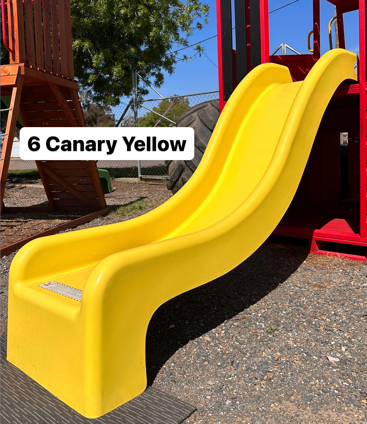 1.5m Platform Height Commercial Grade Fibreglass Slide