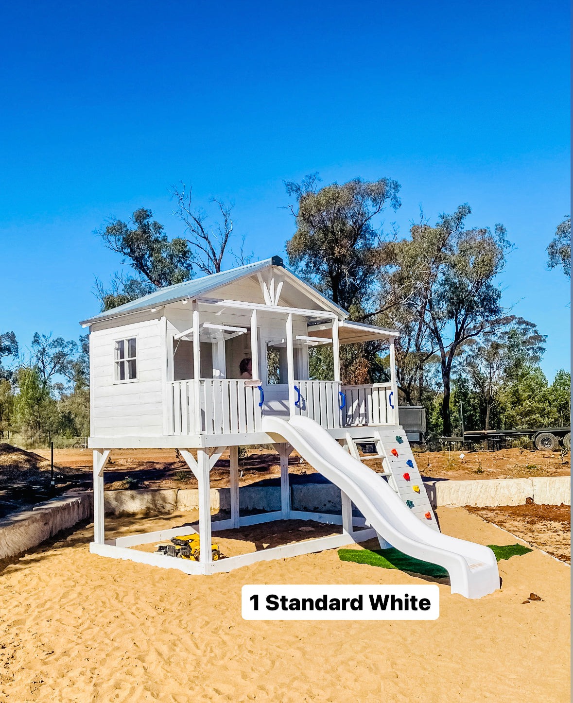 1.2m Platform Height Commercial Grade Fibreglass Slide