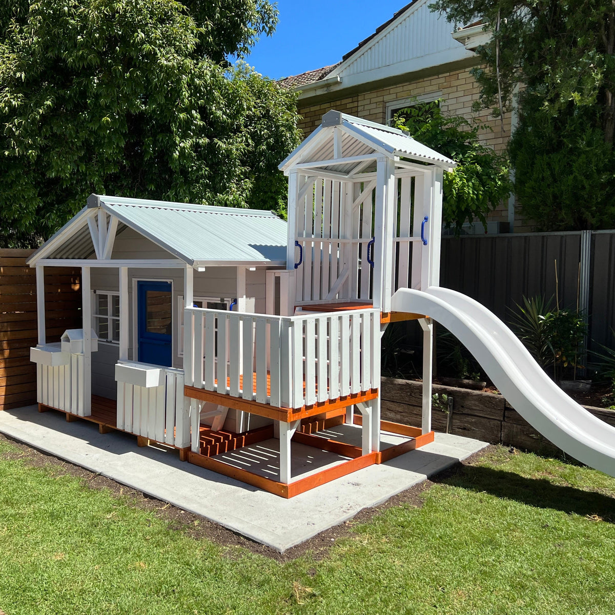 Adventure Lodge Painted Cubby House